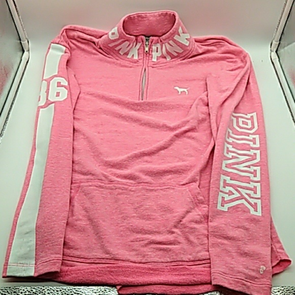 PINK Victoria's Secret Tops - Victoria Secret Pink pull over hoodie pink XS